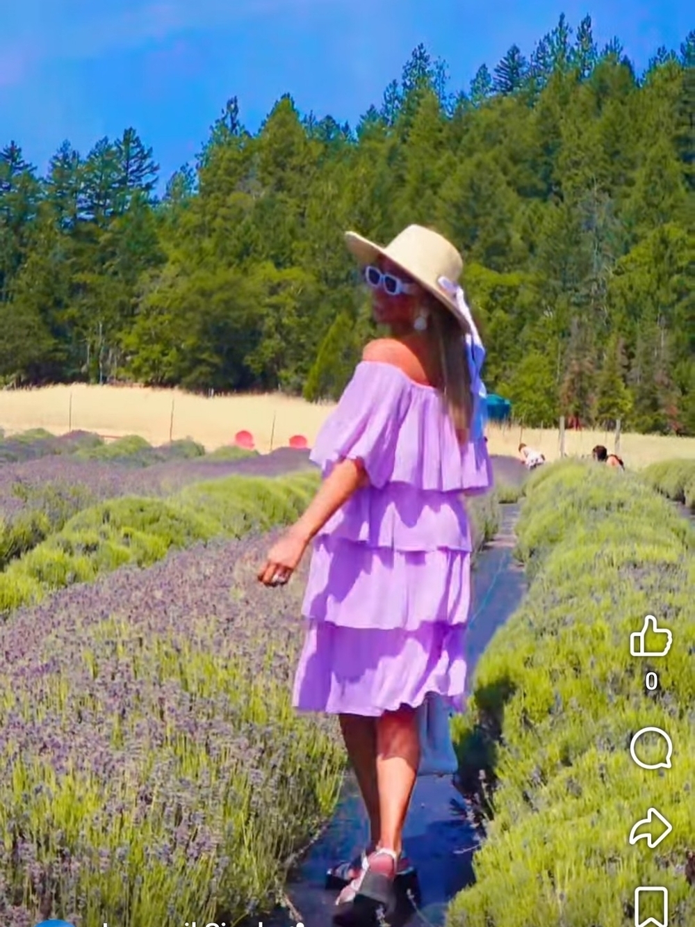 Lavender Tiered Pleated Maxi Dress - Women - Picture 2 of 5
